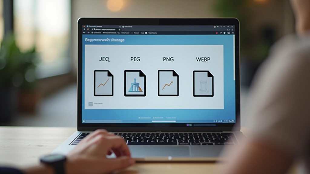 Confronto tra diversi formati di immagine: JPEG, PNG, WebP e AVIF con relative dimensioni di file